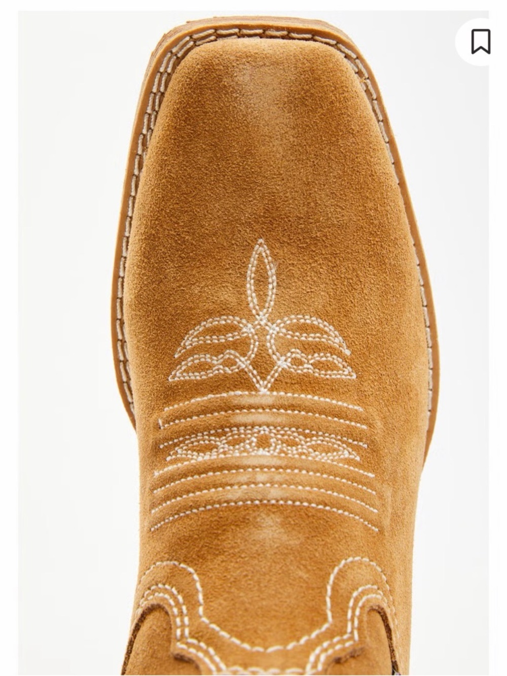 New in Box Justin Women's Gypsy Suede Western Booties Camel Color Size 10 B - Picture 2 of 8